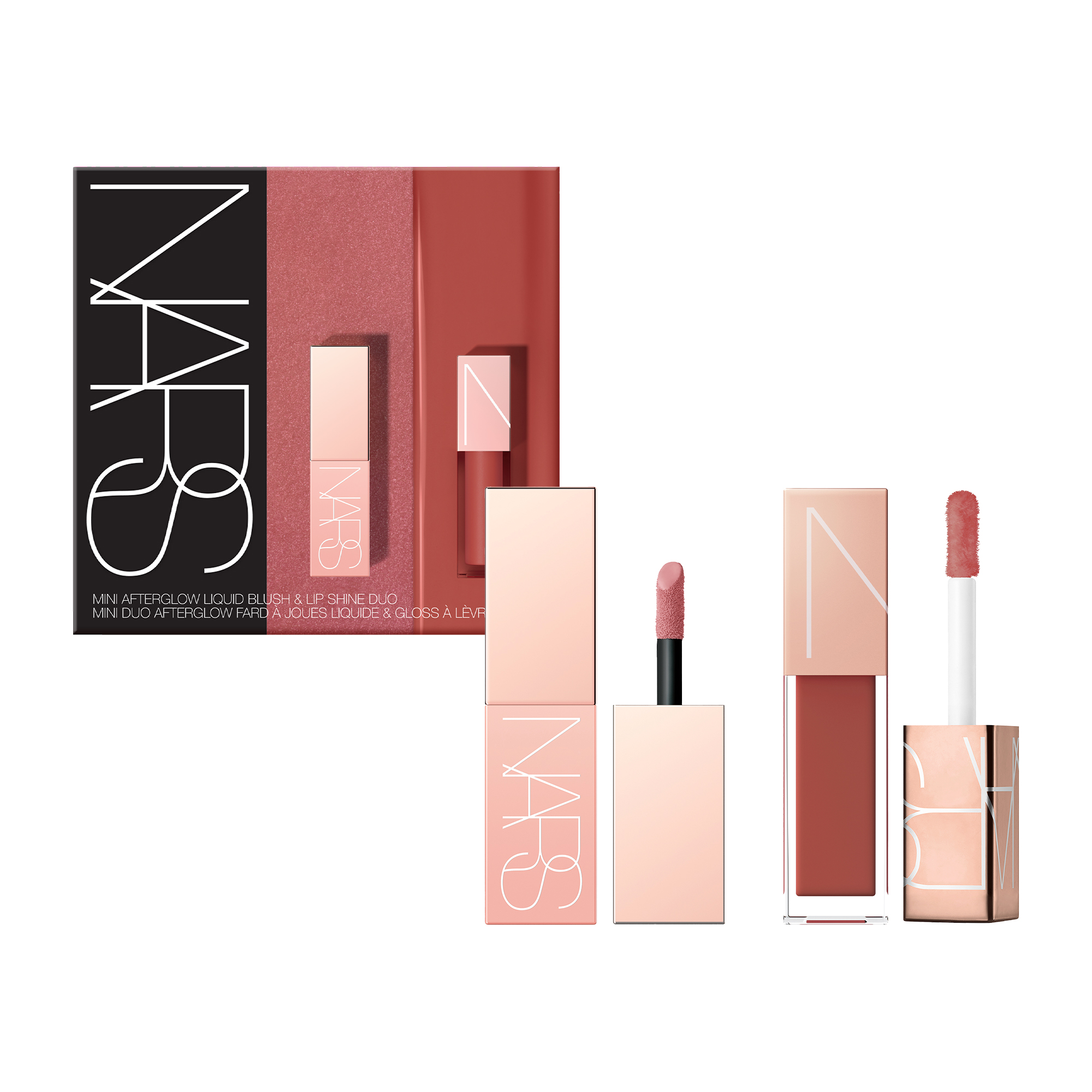 Mini Afterglow Liquid Blush & Lip Shine Duo - Dolce Vita & Aragòn, NARS Palettes & Gifts