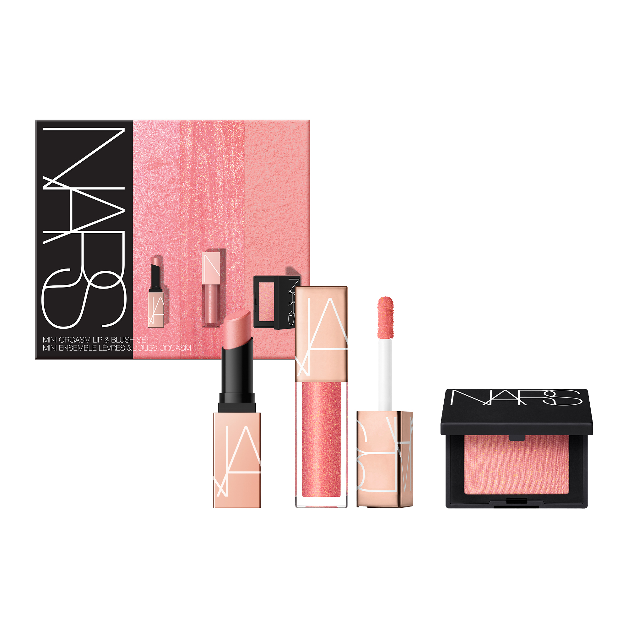 Mini Orgasm Lip & Blush Set, NARS Palettes & Gifts