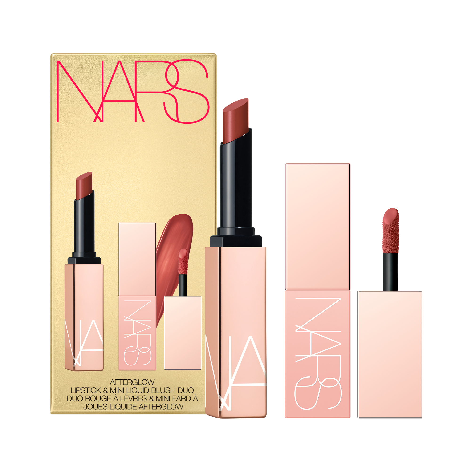 Afterglow Lipstick & Mini Liquid Blush Duo, NARS Holiday