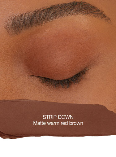 STRIP DOWN - Matte warm red brown