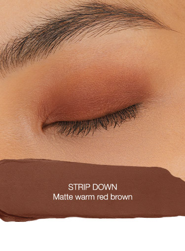 STRIP DOWN - Matte warm red brown