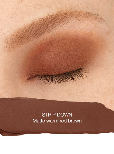 STRIP DOWN - Matte warm red brown