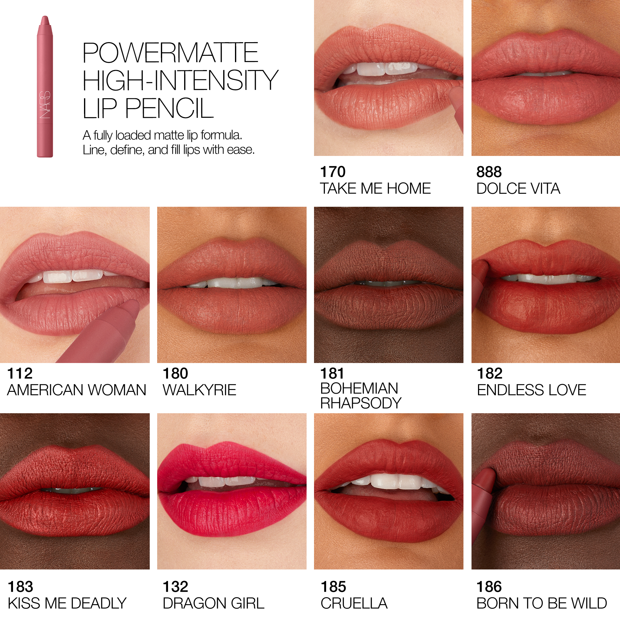 Powermatte High-Intensity Lip Pencil, NARS New