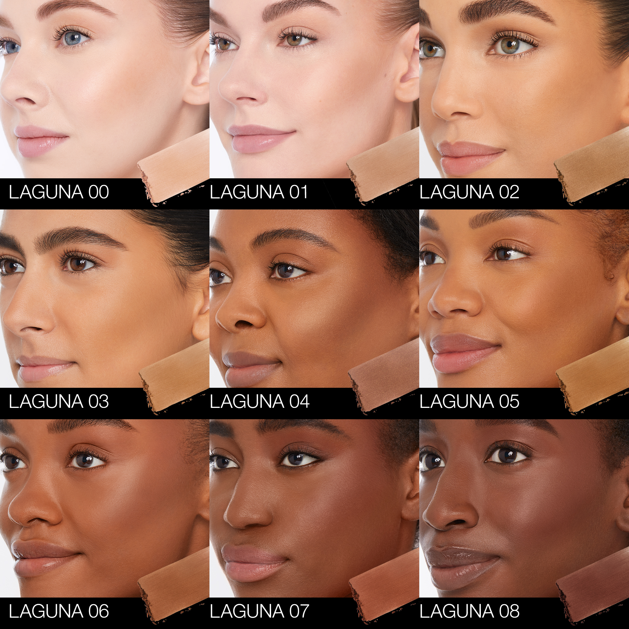 OnModel_LagunaBronzingPowder_ShadeGrid, Nars Cheek NARS_SP23_LagunaCollection_PDPCrop_OnModel_LagunaBronzingPowder_ShadeGrid, Nars Cheek